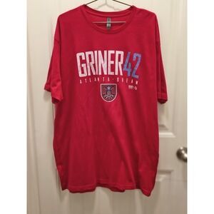 Brittney Griner #42 Atlanta Dream 500 Level WNBA Tee Red 2XL